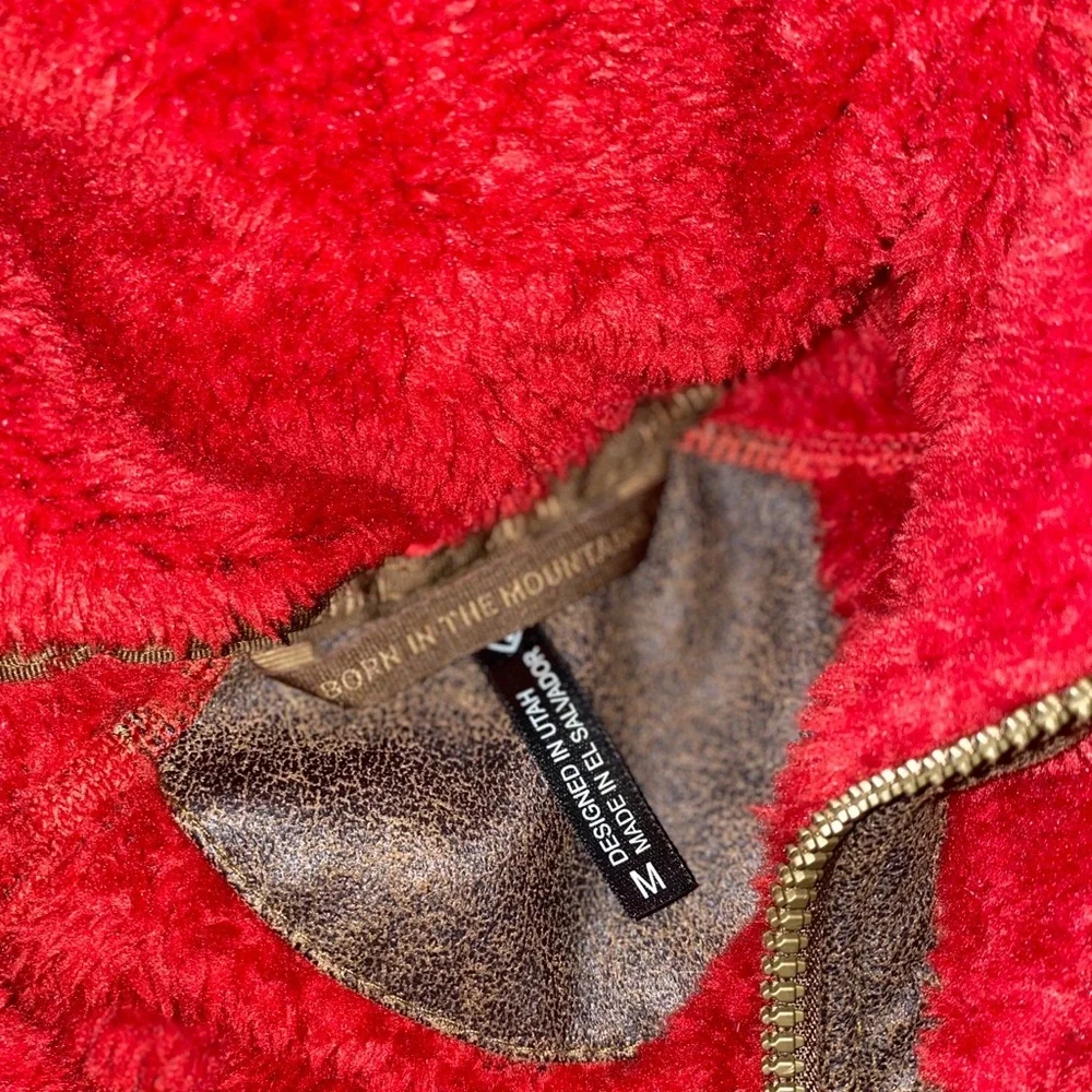 Kuhl Flight Fleece maroon/brown convertible vest M - Picture 5 of 12
